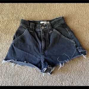 Pacsun Black Carpenter Shorts